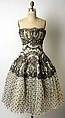 Evening dress, Lanvin-Castillo (French, active 1950–62), silk, net, French