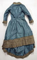 Dress, silk, American