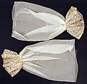 Lace, cotton, probably French