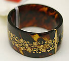 Bracelet, tortoiseshell, gold, American or European