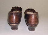 Shoes, leather, silver, cotton, Belgian