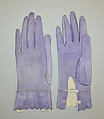 Gloves, Alexandrine French, leather, French