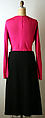 Suit, Traina-Norell (American, founded 1941), silk, wool, fur, American