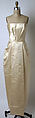 Evening dress, James Galanos (American, Philadelphia, Pennsylvania, 1924–2016 West Hollywood, California), silk, beading, American