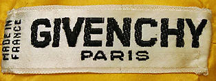 Evening dress, (a) House of Givenchy (French, founded 1952), silk, metallic thread, French