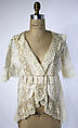 Dressing jacket, linen, silk, French