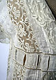 Dressing jacket, linen, silk, French