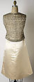 Evening dress, House of Dior (French, founded 1946), silk, crystal beading, metallic thread, French