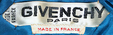 Dinner dress, House of Givenchy (French, founded 1952), silk, French