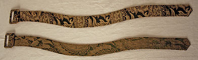 Dress, Anne Fogarty (American, Pittsburgh, Pennsylvania 1919–1980 New York), silk, metallic threads, leather, American