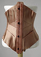 Corset, Wasservogel Corsetière, silk, linen, boning, metal, American
