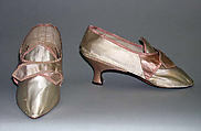 Shoes, silk, British