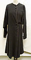 Coat, Natacha Rambova (American, 1897–1966), wool, silk, metallic cord, American