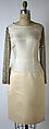 Evening ensemble, Yves Saint Laurent (French, founded 1961), silk, glass beads, metallic thread, French