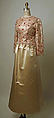 Evening ensemble, Yves Saint Laurent (French, founded 1961), silk, metal, plastic, glass, French