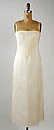Wedding ensemble, House of Dior (French, founded 1946), cotton, beading, French