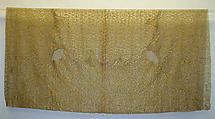 Evening shawl, silk, metallic, French