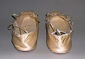 Slippers, silk, European
