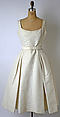 Dinner dress, House of Dior  French, cotton, nylon, French