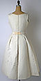 Dinner dress, House of Dior (French, founded 1946), cotton, nylon, French