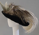 Hat, beaver fur, feathers, French