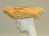 Hat, silk, wire, American
