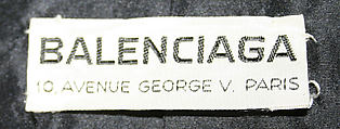 Evening coat, House of Balenciaga (French, founded 1937), silk, French