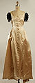 Evening dress, House of Balenciaga  French, silk, jet beading, French