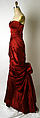 Evening dress, Schiaparelli (French, founded 1927), osilk, French