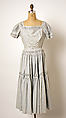 Dress, House of Dior (French, founded 1946), cotton, French