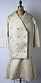 Dinner ensemble, House of Dior French, silk, metallic thread, French