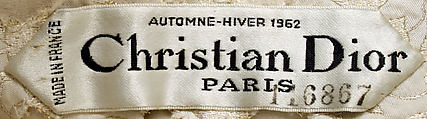 Dinner ensemble, House of Dior (French, founded 1946), silk, metallic thread, French