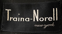Ensemble, Traina-Norell (American, founded 1941), (a–d) wool; (e–g) cotton, American