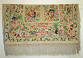 Shawl, silk, Chinese for the Western market