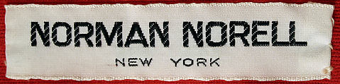 Dress, Norman Norell (American, Noblesville, Indiana 1900–1972 New York), wool, American