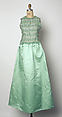 Evening ensemble, (a–d) House of Balenciaga (French, founded 1937), silk; (a-d) glass beading, metallic thread, French