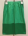 Evening ensemble, (a, b) House of Givenchy (French, founded 1952), silk, French