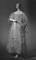 Evening dress, House of Balenciaga (French, founded 1937), silk, feathers, French