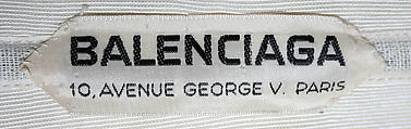 Evening dress, House of Balenciaga (French, founded 1937), silk, feathers, French