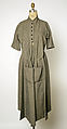 Dress, Jacques Fath (French, 1912–1954), (a, b) wool; (c) leather
c) leather, French