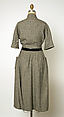 Dress, Jacques Fath (French, 1912–1954), (a, b) wool; (c) leather
c) leather, French