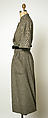 Dress, Jacques Fath (French, 1912–1954), (a, b) wool; (c) leather
c) leather, French