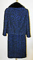 Ensemble, Mainbocher (French and American, founded 1930), wool, silk, fur, American