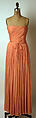 Evening dress, Madame Grès (Germaine Émilie Krebs) French, silk, French