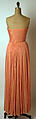 Evening dress, Madame Grès (Germaine Émilie Krebs) (French, Paris 1903–1993 Var region), silk, French