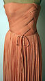 Evening dress, Madame Grès (Germaine Émilie Krebs) (French, Paris 1903–1993 Var region), silk, French