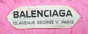 Evening ensemble, House of Balenciaga (French, founded 1937), silk, French