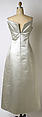 Evening ensemble, House of Dior (French, founded 1946), (a-d) silk ; (c, d) leather, French