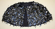 Cape, House of Balenciaga French, silk, plastic, French