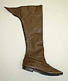 Boots, Pierre Cardin  French, born Italy, leather, silk, French